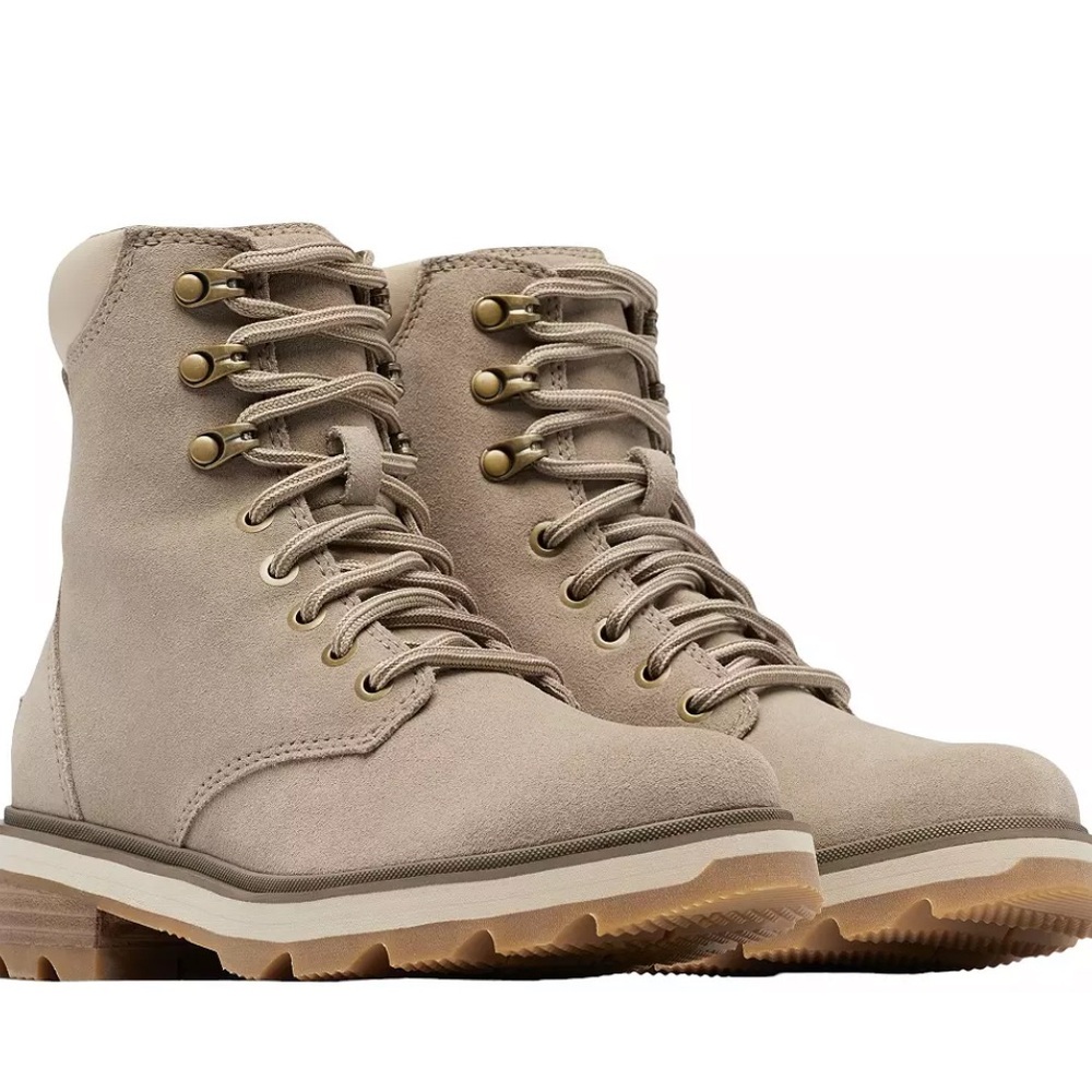 Sorel Lennox Lace Up Boot ▪️ Taupe ▪️ Size 6.5